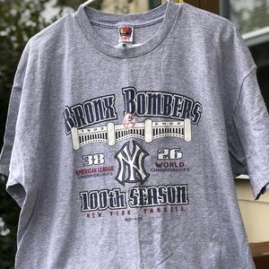 2002 Yankees Bronx Bombers tee